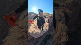 A lot of emotions on this Tandem BASE jump #youtubeshorts #relatable #emotional #anxiety #motivation