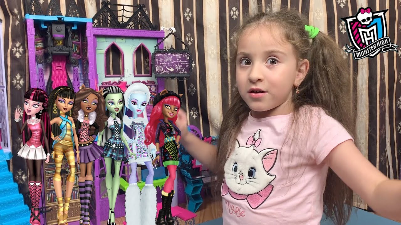 Огромная школа МОНСТЕР ХАЙ / Обзор Monster High Deadluxe High School