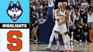 UCONN vs. Syracuse | Full Game Highlights | College Women's Basketball 2026
