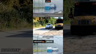 AITO vs Tesla vs Mercedes — Wet AEB Showdown in Real Danger