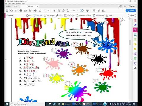 تقييم الماني الاسبوع العاشر اولى ثانوي