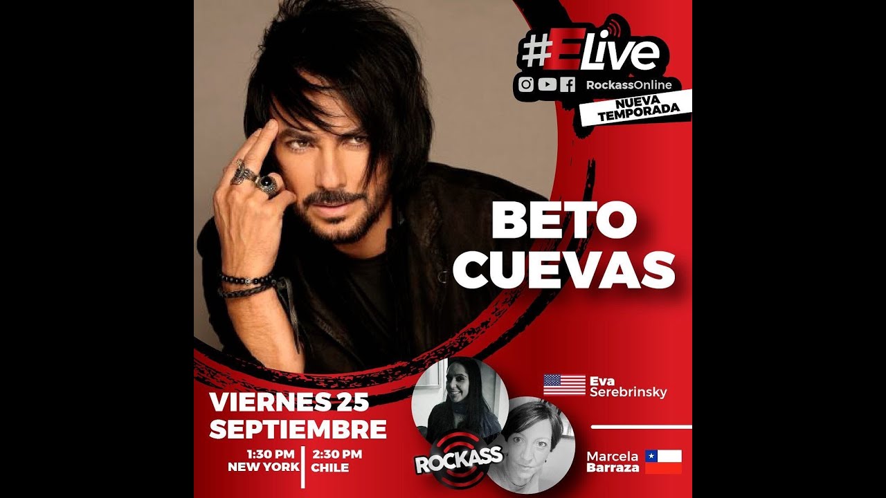 Beto Cuevas en Rockass Online entrevista para Elive