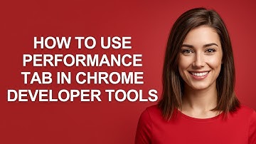 How to Use Performance Tab In Chrome Developer Tools - AshleyHowTo