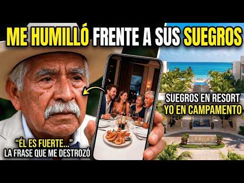 “Tú Entiendes, Papá…” Mi Hijo Llevó A Sus Suegros A Un Hotel De Lujo…Y A Mí Me Dejó En Un Campamento
