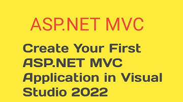 Create Your First ASP.NET MVC Application in Visual Studio 2022 | ASP.NET MVC Tutorial in Hindi