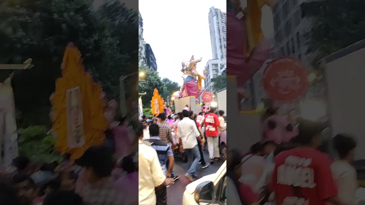 ❤️ Ganesh visarjan Mumbai to chowpaty 🙏🙏