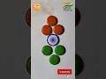 Satisfying Colour Mixing | Indian Flag Colours | Tiranga Paint Art 🇮🇳