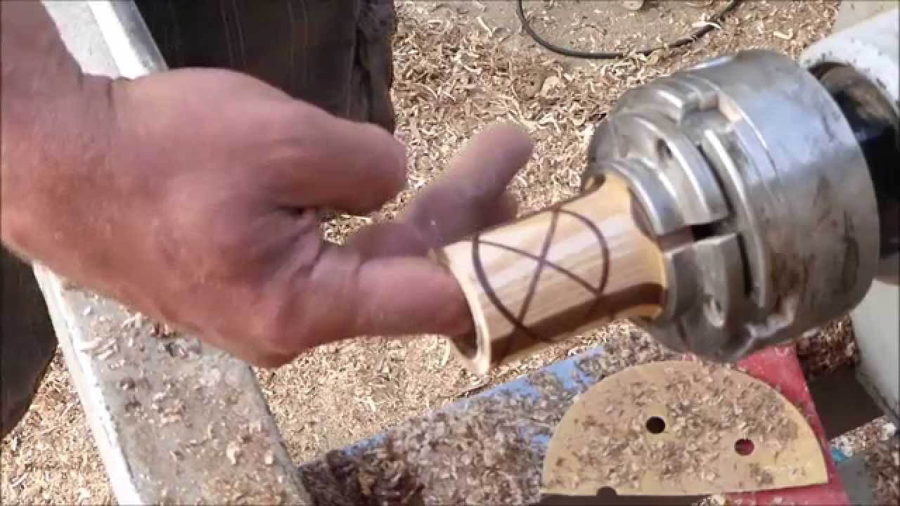 Wood Turning With Naked Turner Celtic Knot Canister - YouTube