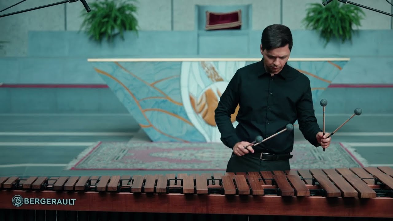 Partita no.2 - Chaconne, J.S. Bach - performed on marimba by Andrea Virgillito