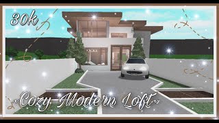 BLOXBURG  | Cozy Modern Loft | House Build