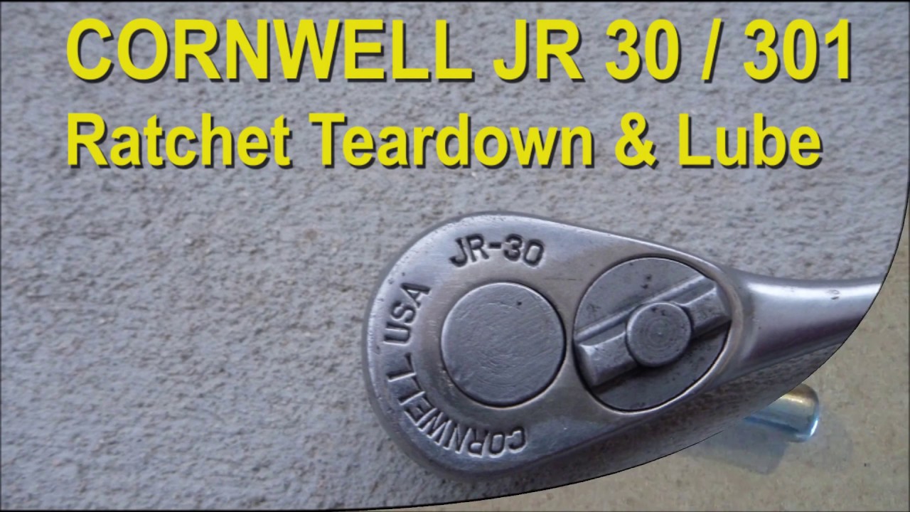 Ratchet Cornwell  JR-301  3/8”Drive.7"oal F-5-8 loc. 