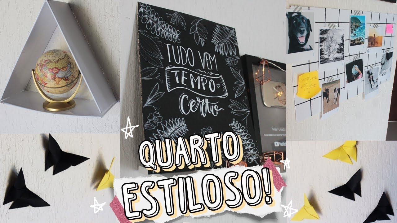 DIY: IDEIAS DE DECORAÇÃO USANDO PAPEL #2 | FÁCIL E BARATO!