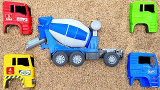 Mencari dan Merakit Mobil Mobilan Truk Molen Besar,Beko Excavator,Truk Oleng Tayo,Bis Telolet,Damkar
