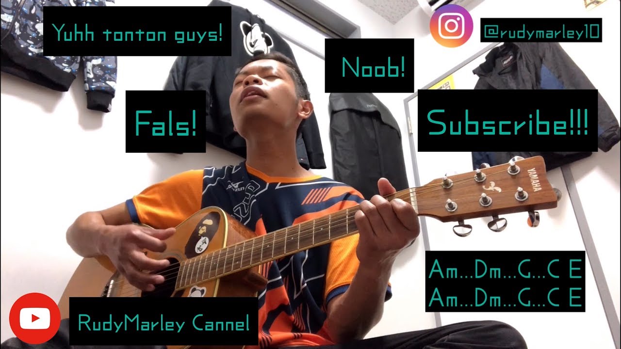  CINTA  DALAM DOA CHORD  GUITAR  COVER BY RudyMarley Channel 