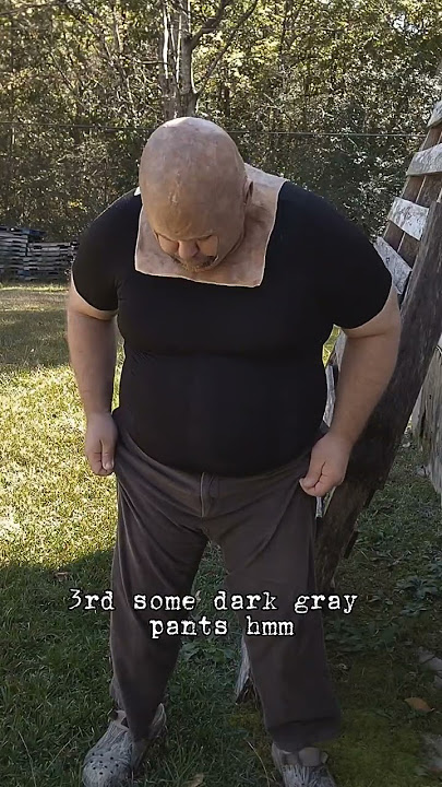 What I wear when I cosplay my Jason Voorhees