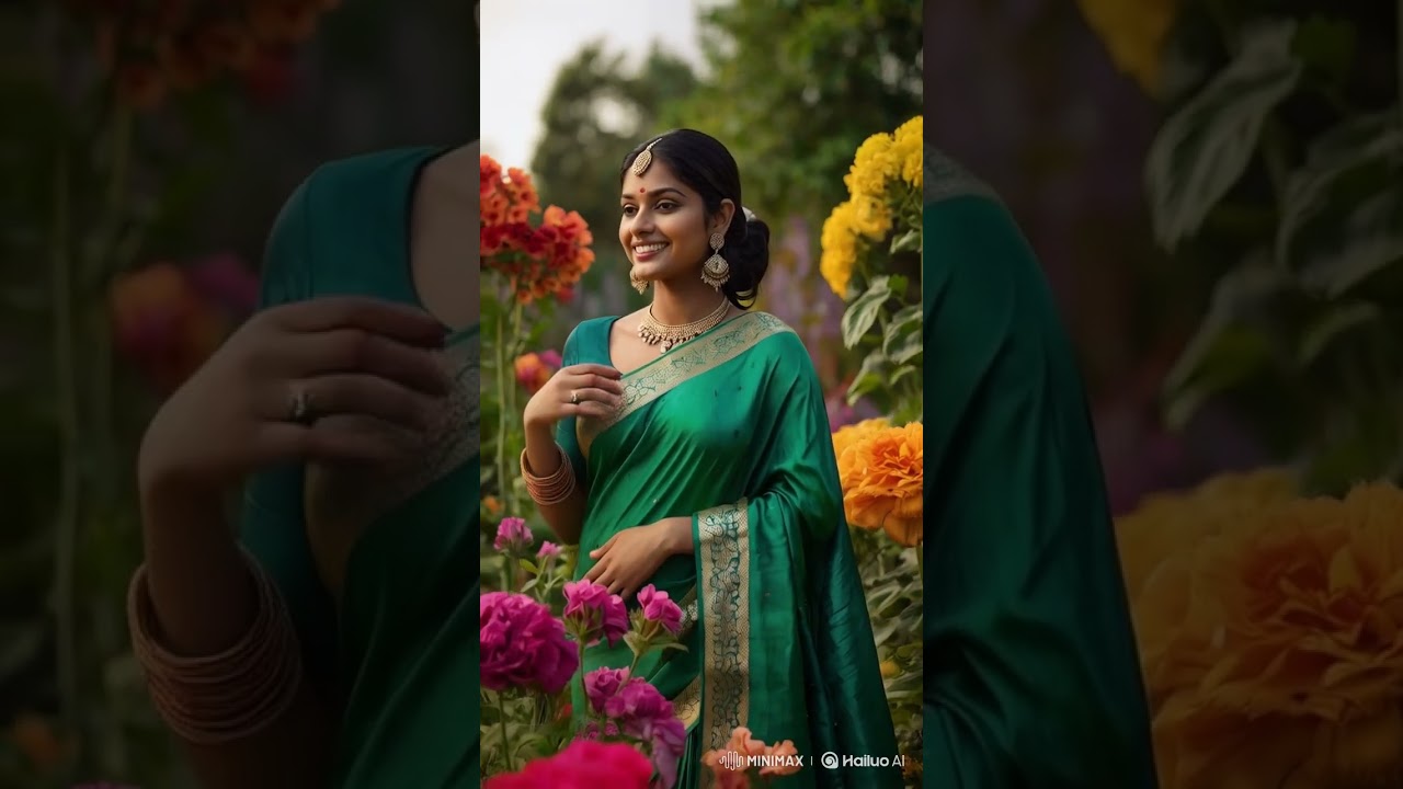 She was not just wearing a saree... she was wearing confidence 