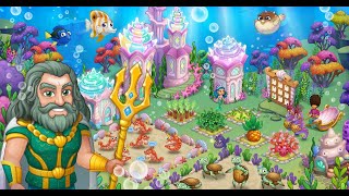 Aquarium Farm: fish town, Mermaid love story shark (by foranj) - Android / iOS Gameplay screenshot 4