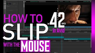 How to SLIP in Avid using the Mouse [in 42 secs]