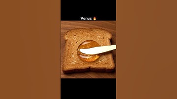Venus Planet Spread on Toast 🍞👀#asmr #asmrsounds#oddly #oddlysatisfyingvideo #satisfying #relaxing