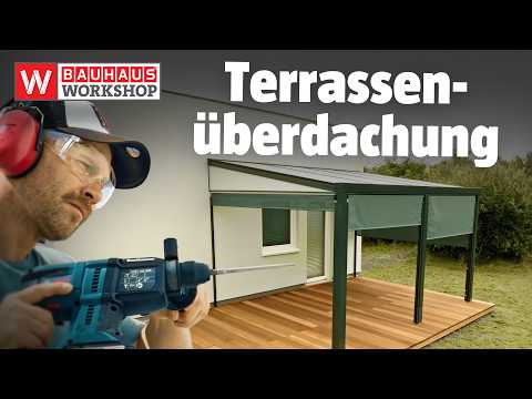 Installing a patio roof [Instructions] | BAUHAUS Workshop thumbnail