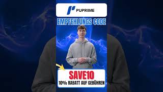 Puprime Empfehlungscode SAVE10 – 40% Rabatt auf Handelsgebühren lebenslang