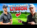 I gave matt scharff a golf lesson  good good labs