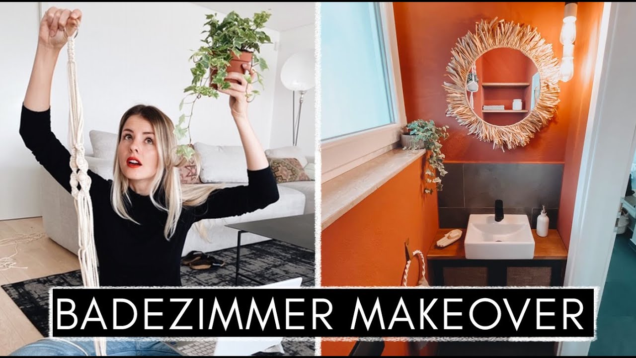 Makeover Mit Easy Alex Diy Deko Ideen Fur S Badezimmer Makramee Blumenampel Sonnenspiegel Youtube