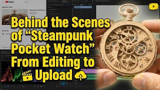 Behind the Scenes of 'Steampunk Pocket Watch' From Editing to Upload! screenshot 1