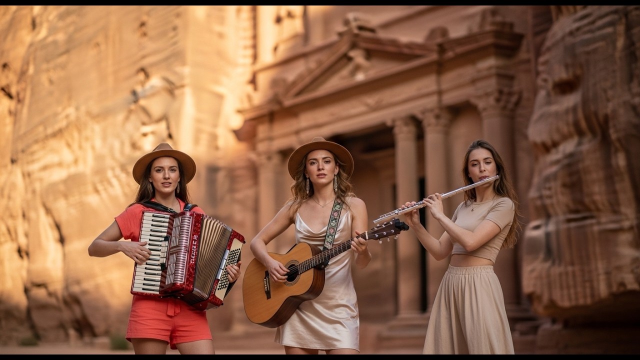 Flamenco Rumba Fusion!! Spanish Guitar, Flute & Accordion in Beautiful Calm European Vibes