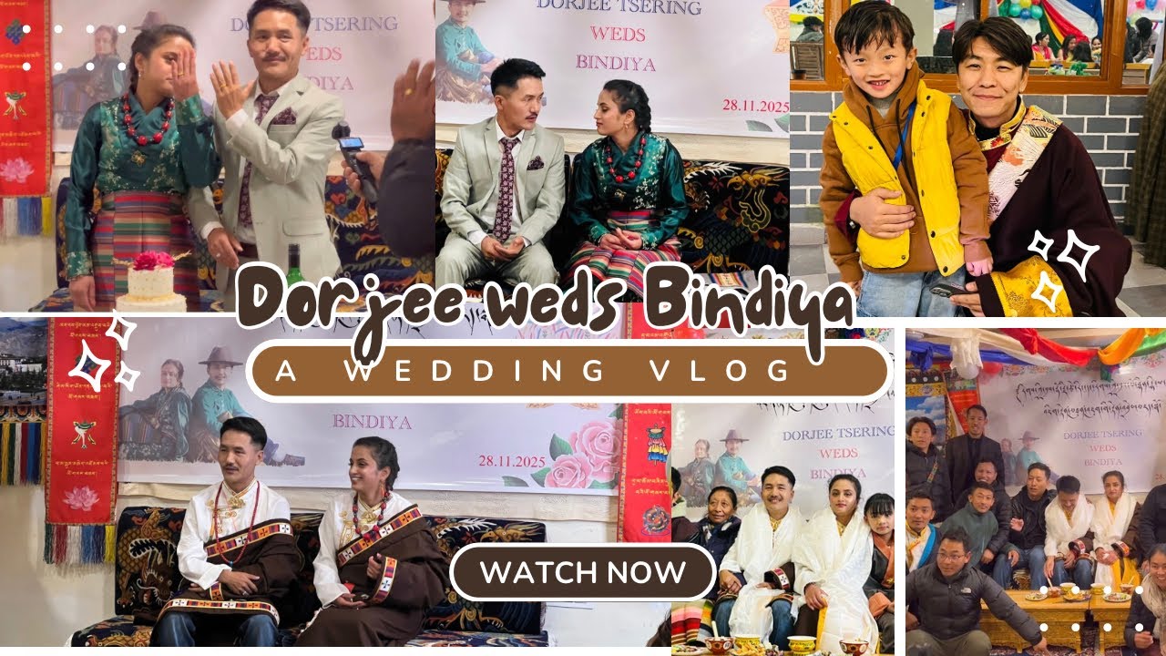 A Tibetan heart met an Indian soul,together began lifelong Journey.Dorjee wedsBindiya @Tibetanhunter