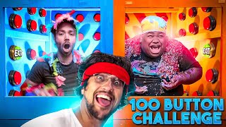 100 MYSTERY BUTTON CHALLENGE! Famous Tiktok vs Tiktoker Edition