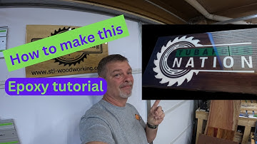 How to make a Multicolor Epoxy Sign