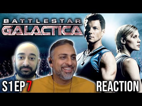 Battlestar Galactica - S1 Ep 7 - Six Degrees of Separation - REACTION - First Time Watching