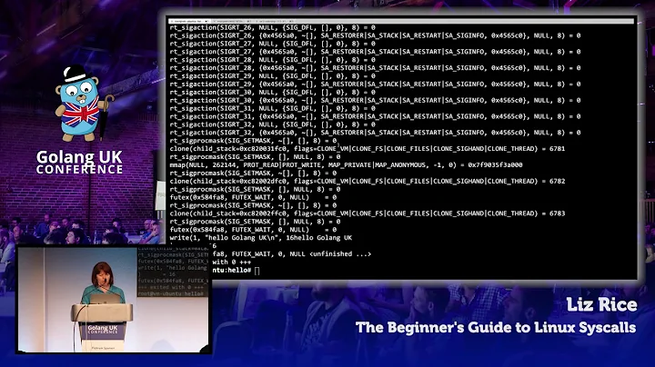 Golang UK Conference 2017 | Liz Rice - The Beginner's Guide to Linux Syscalls