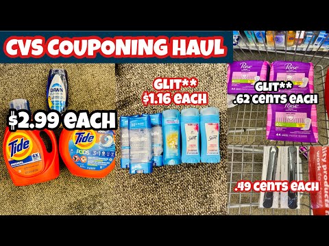 CVS COUPONING HAUL / some really great savings this week! Learn CVS Couponing