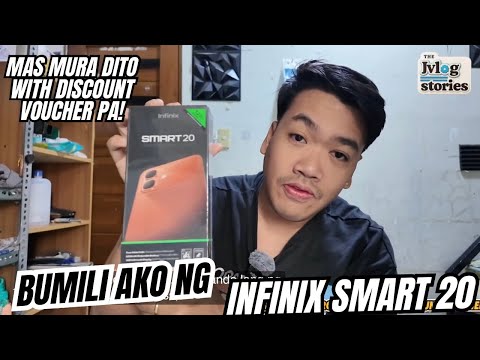 BUMILI AKO NG INFINIX SMART 20 DAHIL MALAKI DISCOUNT AT MAY PA VOUCHER PA DITO! WITH UNBOXING