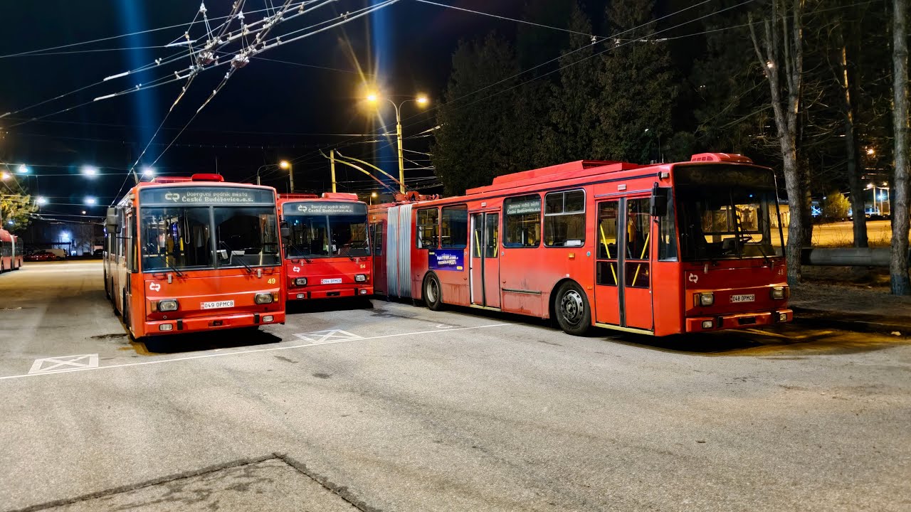 České Budějovice | linka č. 59 a zátah z Českého Vrbného na vozovnu