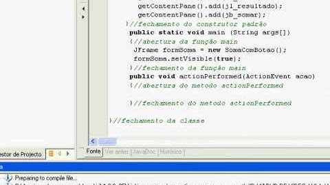 CEP Itajubá Java Formulário Com Botão Aula 04