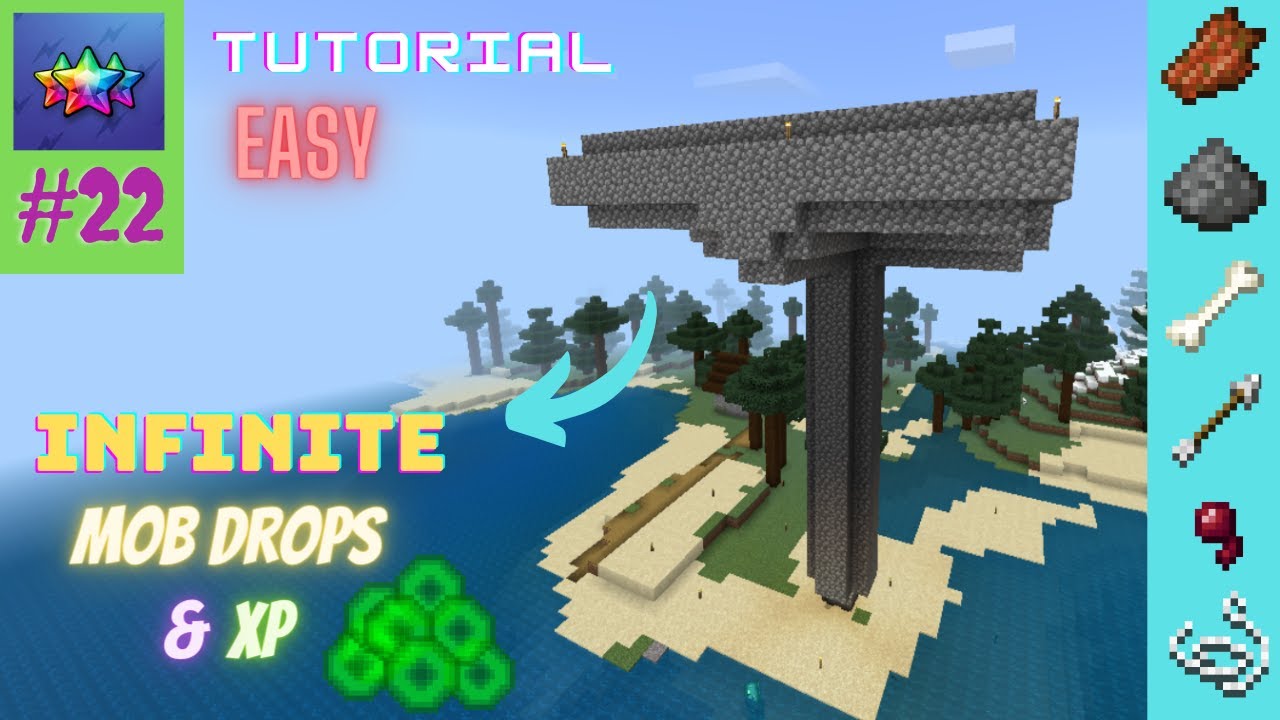 Minecraft : How to build an Easy Mob XP Farm? | 1.18 (Tutorial) | - YouTube