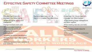 22 Effective Safety Committee Meetings