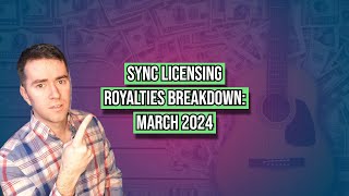 Sync Licensing Royalties Breakdown - March 2024