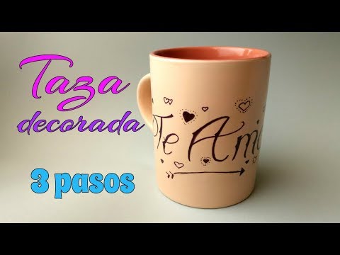 Video: Cómo Decorar Una Taza