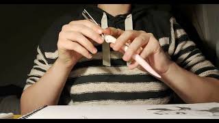 Asmr Haircut But Its Poor Quality And I Keep Touching The Camera With The Stuff.