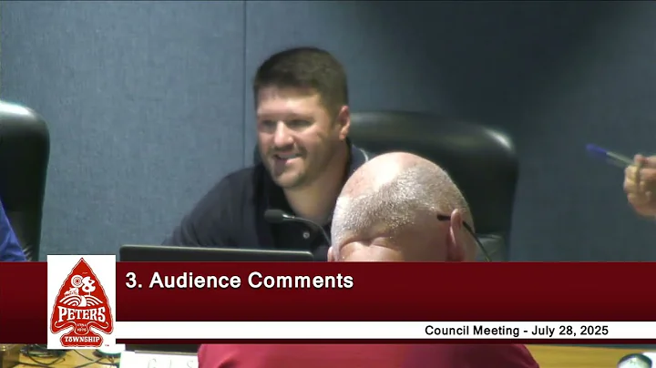 Peters Township Council - Regular Meeting - July 28, 2025