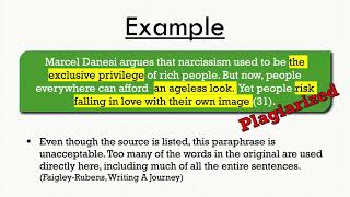 ESL Writing   Summarizing and Paraphrasing
