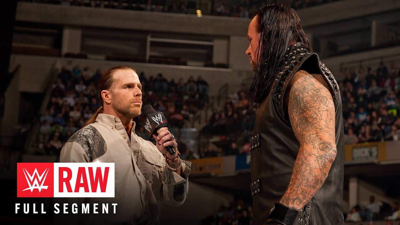 ⁣FULL SEGMENT — Undertaker challenges Michaels to put his career on the line: Raw, Feb. 22, 2010