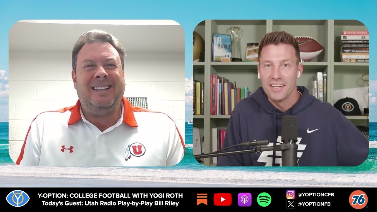 Bill Riley Utah Y-Option Interview: @Utah_Football Play-by-Play broadcaster Bill Riley ...