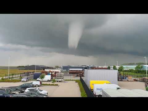 Tornado/Windhoos Zierikzee in 4K 60FPS