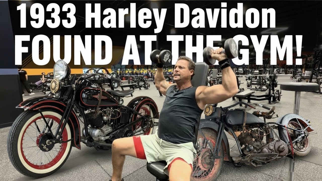 I Found A 1933 Harley Davidson Motorcycle At The Gym! “I Have It