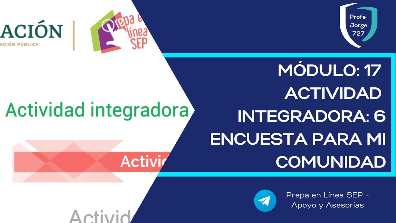 Actividad Integradora 6 Encuesta Para Mi Comunidad